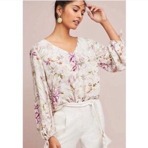 Maeve by Antropologie Lovely Floral Tunic